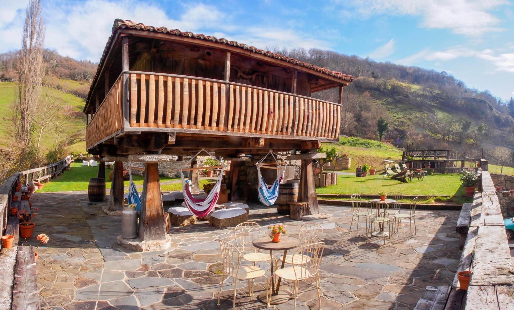 Casona De El Castaniu Otel Serrapio Dış mekan fotoğraf